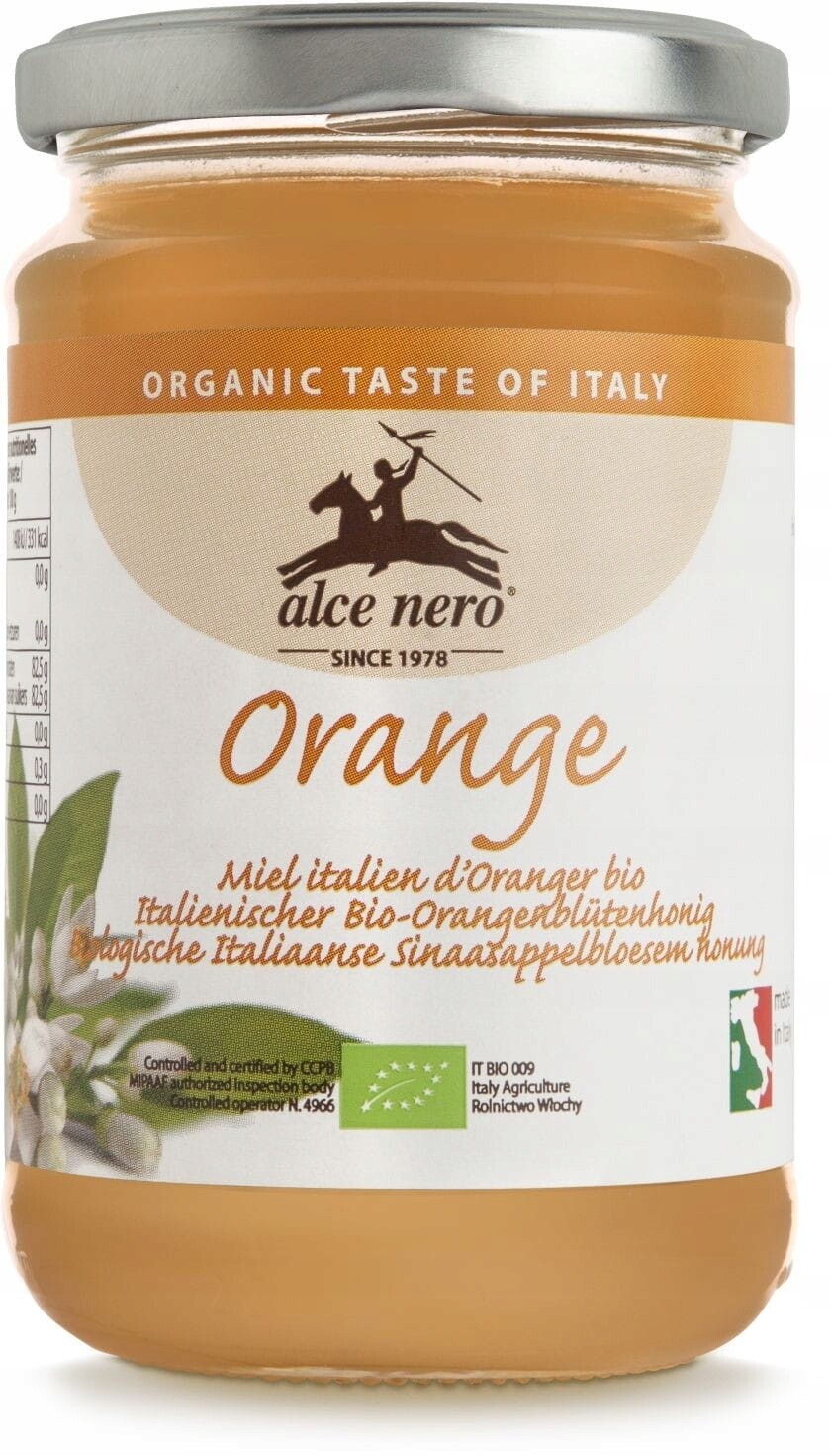 Pomerančový Med Bio 400 g Alce Nero