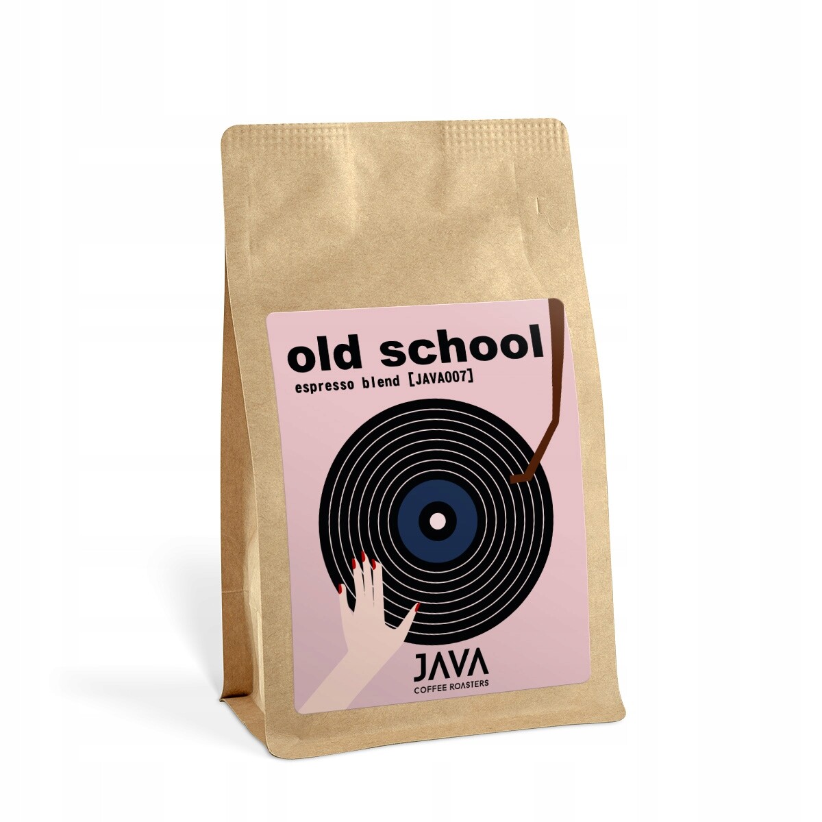 Káva zrnková Old School Blend 100% Arabika, tmavé pražení, čerstvá 500 g