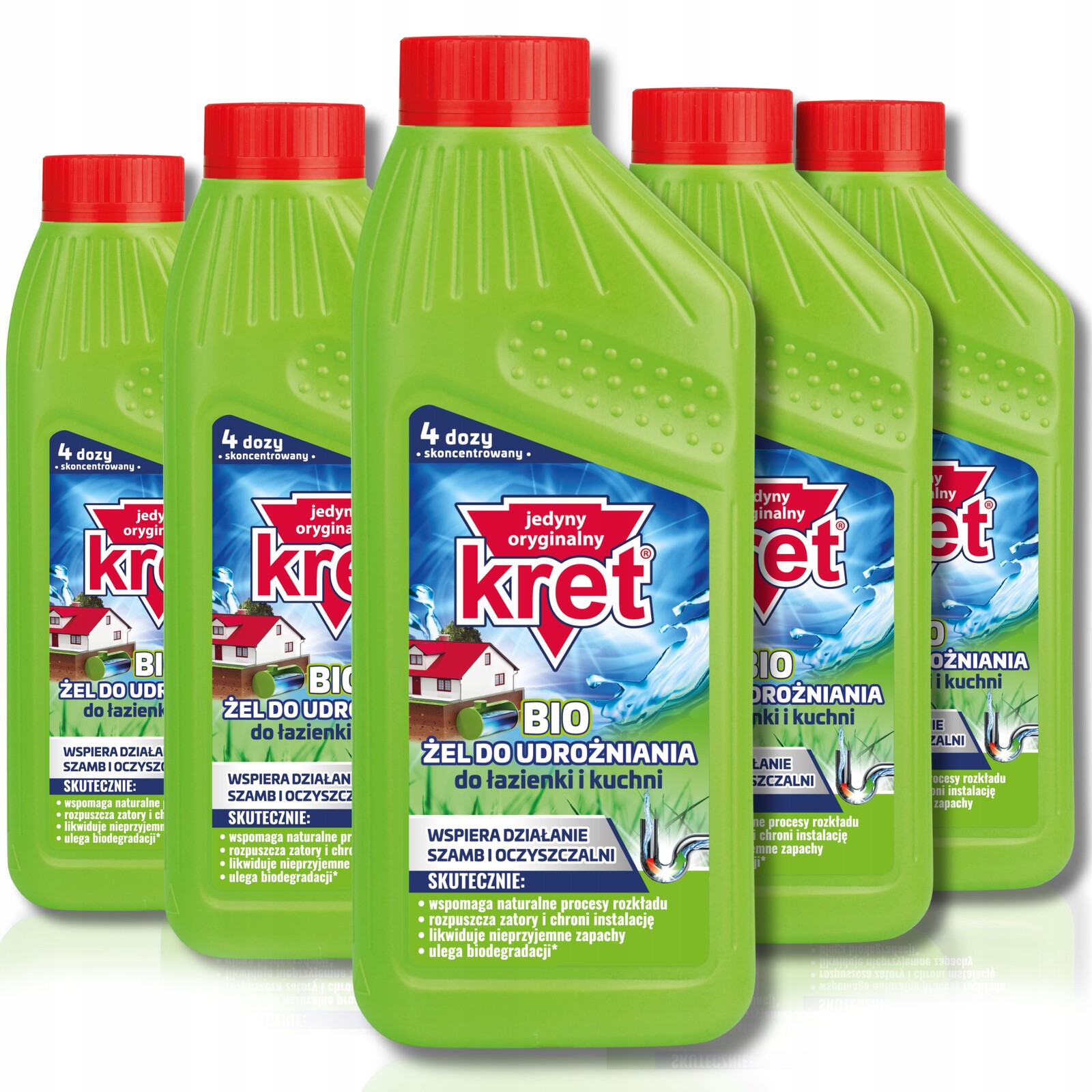 Kret Bio Dráždící gel na trubky Kuchyně 500g x6