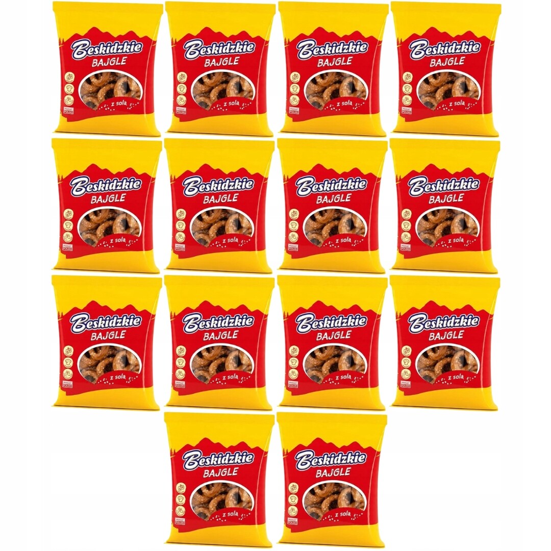 Beskydské bagely se solí 200 g x 14 kusů