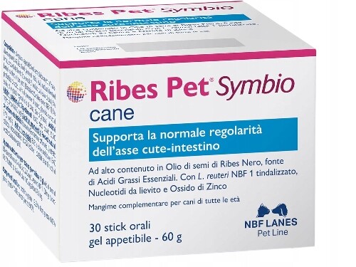 Nbf Lanes Ribes Pet Symbio Cane dermatitida trávení velkých psů