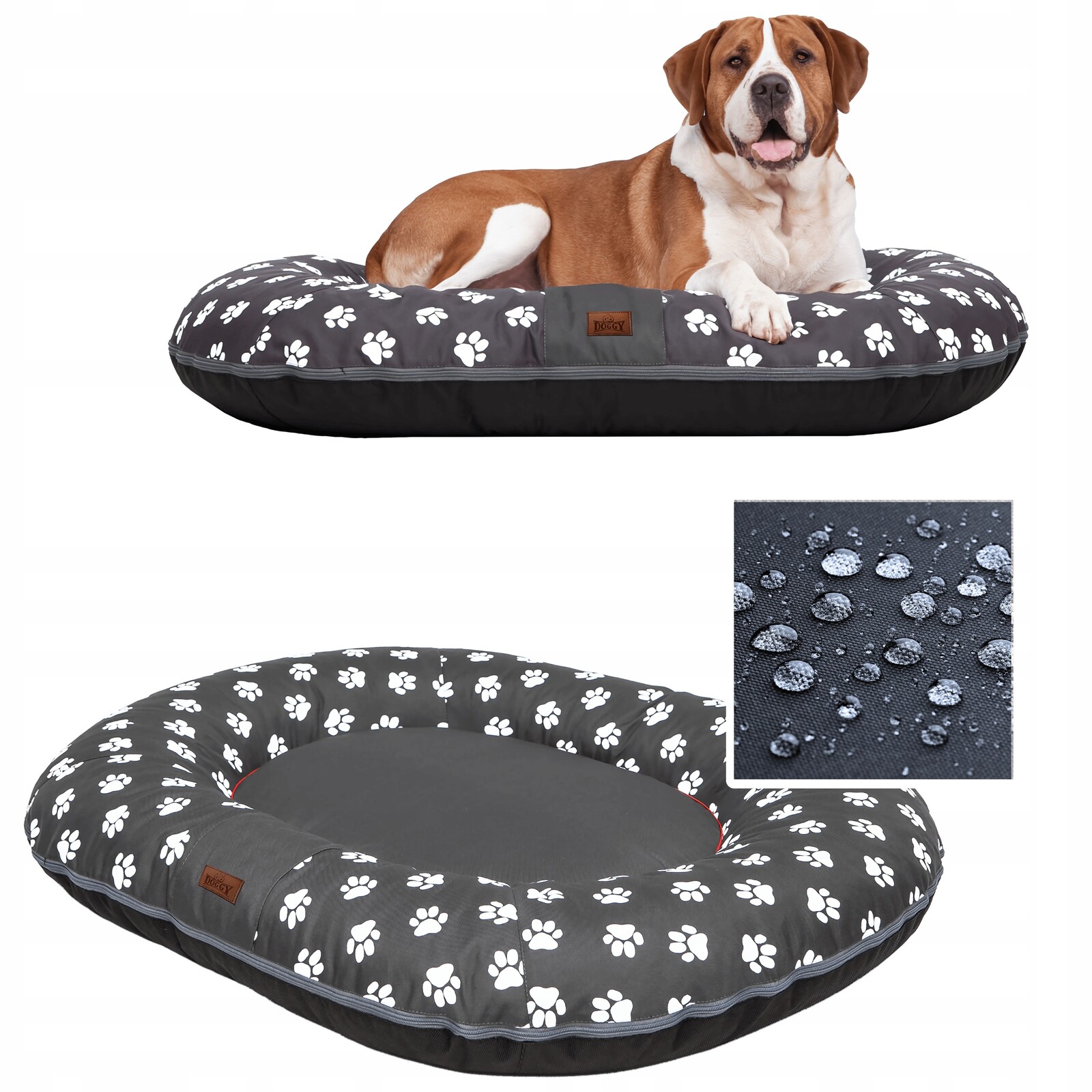 Pelíšek pro psa Odnímatelný potah voděodolná kotec L 89x64 cm