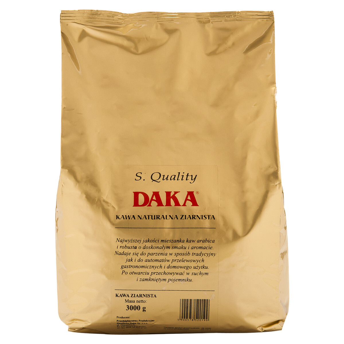 S.Quality Daka káva, směs 3 kg