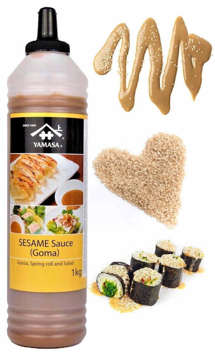 Omáčka Sesame Goma Hustý 1000g Yamasa pro sushi, marinádu, gril