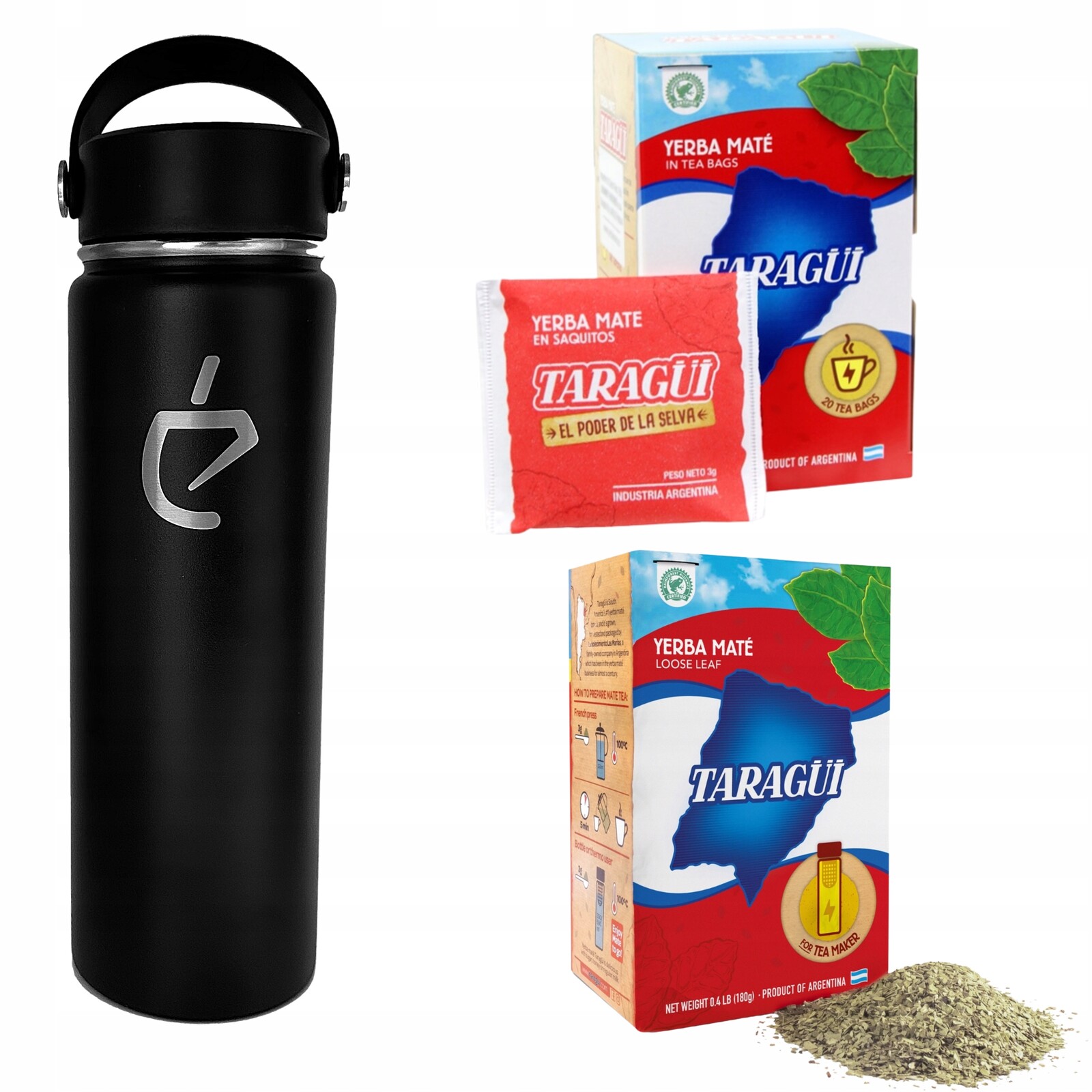 Sada termohrnek čaj yerba mate sáčky
