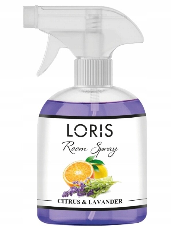 2 x Loris Room Spray Citrusy A Levandule parfémovaný Sprej 500 ml