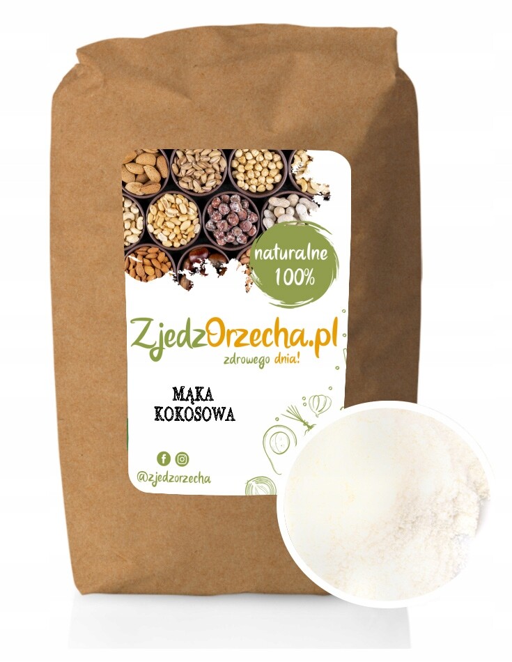 Kokosová mouka Bez Lepku Přírodní 10 kg