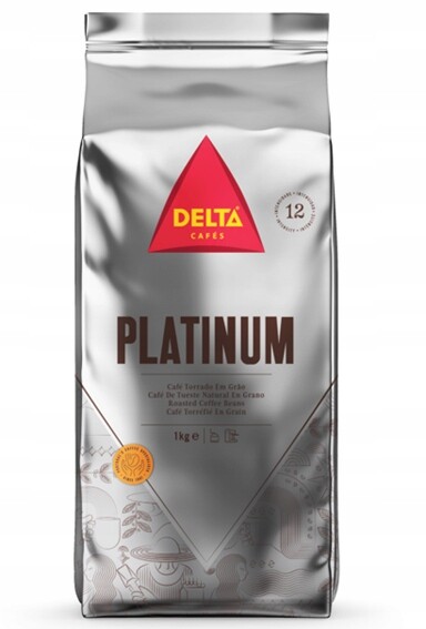 Káva zrnková káva Platinum 1 kg Delta