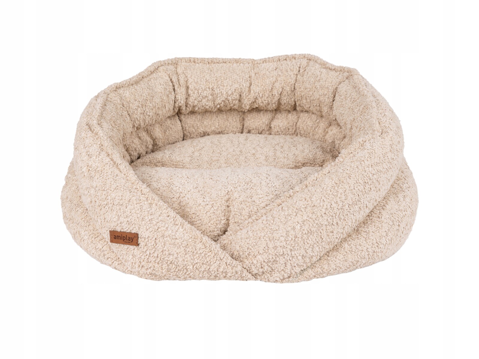 Amiplay Prato Pelíšek s paměťovou pěnou pro psa Kokon M Béžová
