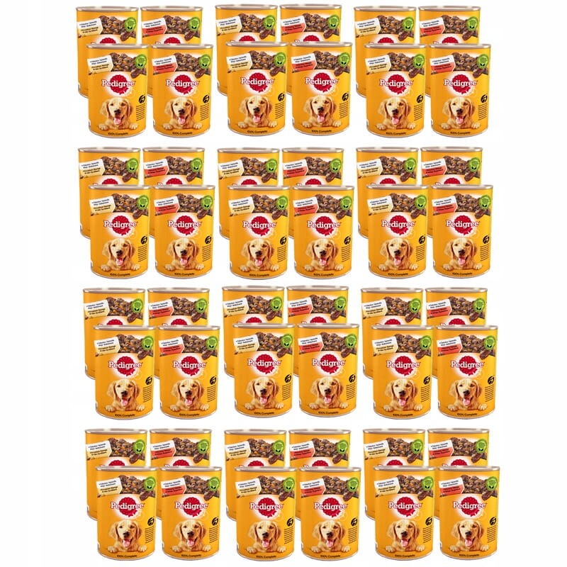 Krmivo pro psy Pedigree Adult 3+1 konzerva 48x400 g