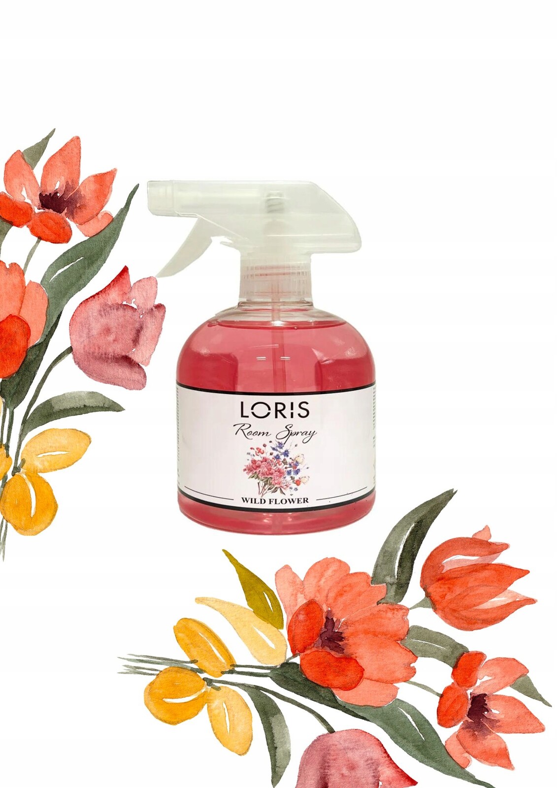 2 x Loris Room Spray Zahrada Květin parfémovaný Sprej 500 ml