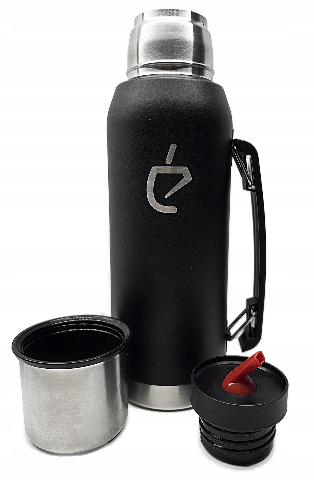 Originální termoska inox black 1 l pro yerba mate od Un Mate