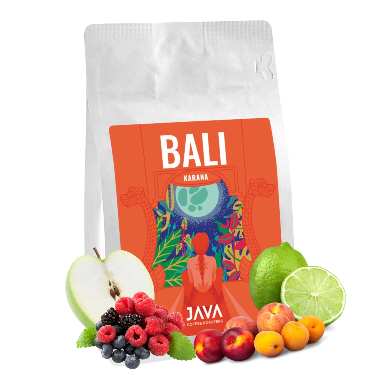 Káva 100% Arabika světle pražená Bali Karana tropická přelivová 250 g