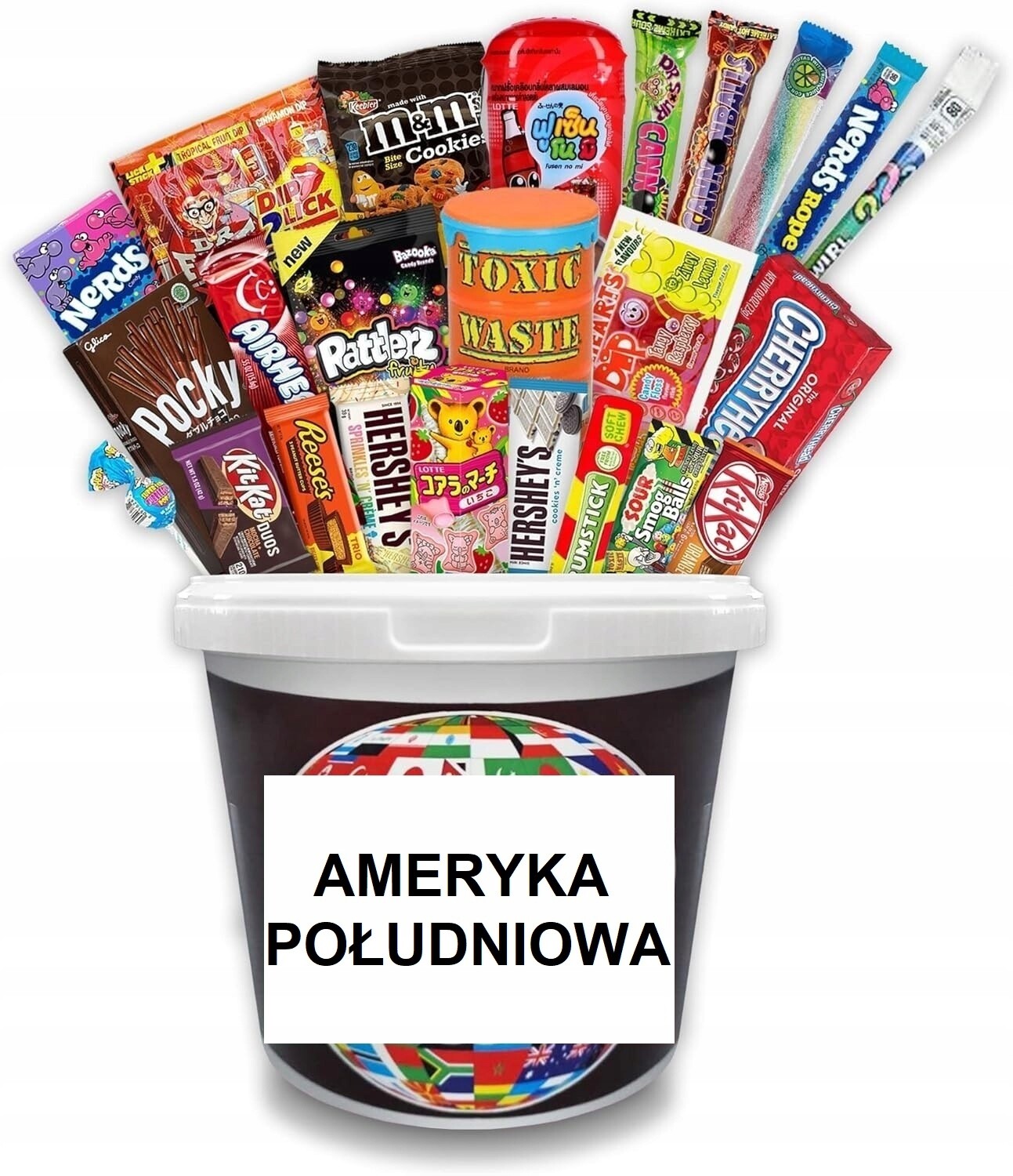 Set sladkostí z Jižní Ameriky sušenky želé bonbony nápoje chipsy 10 ks