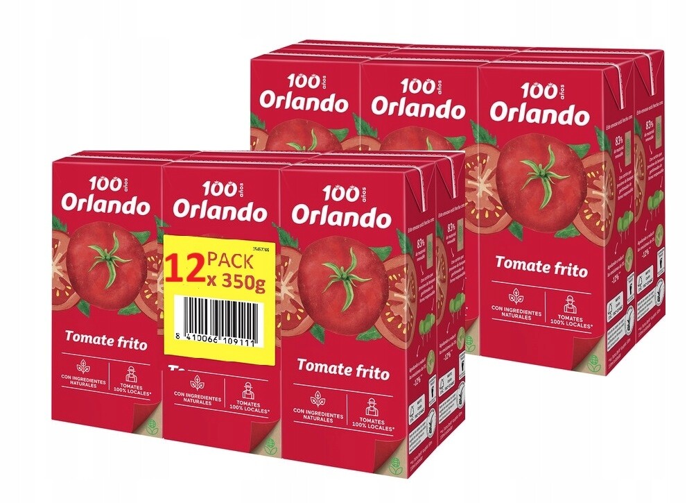 Omáčka rajčatová Orlando Tomate Frito 350 g x 12 Ks