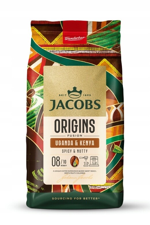 Káva zrnková Jacobs Origins Uganda & Kenya 1 kg