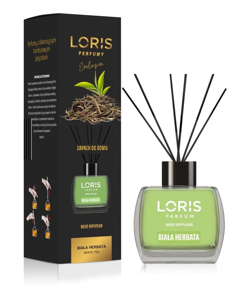 2 x Loris Tyčinky Parfum bílý Čaj 120 ml
