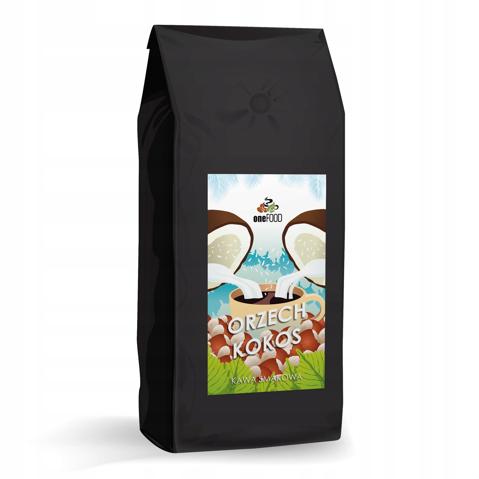 Káva Ořech-kokos – 1 kg zrnková