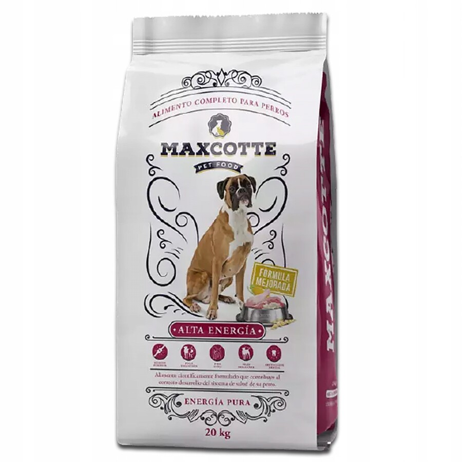 Suché Krmivo pro psy Maxcotte Alta Energia pro aktivní psy 20 kg
