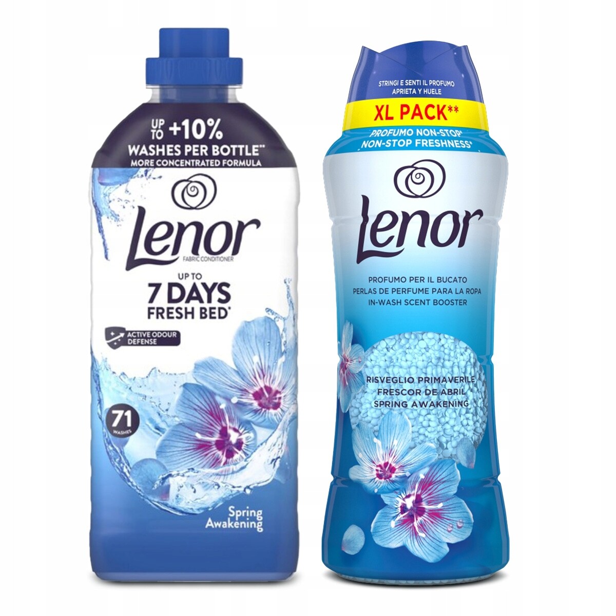 Sada Lenor Spring Awakening tekutá aviváž 1,25 l vonné perličky 495