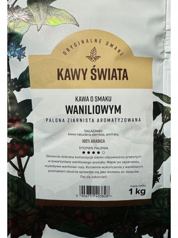 Coffee Káva s vanilkovou příchutí 1 kg