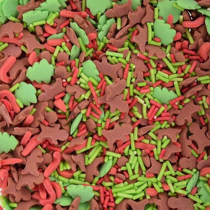 Cukrový posyp 1 kg vánoční perník s konfetami Vánoce