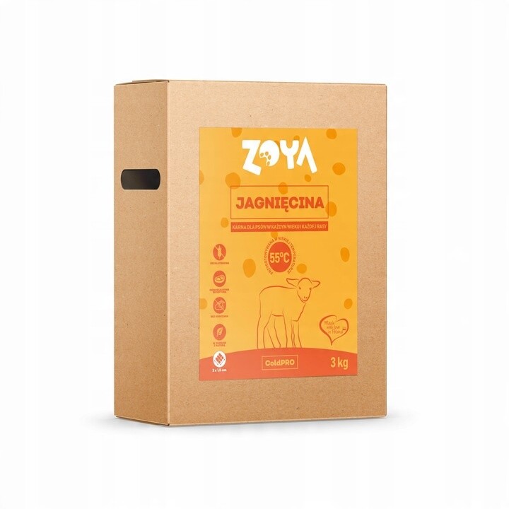 Suché krmivo pro psy Zoya Coldpro Jehněčí 3 kg