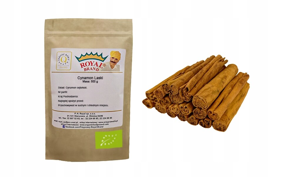 Cejlonská skořice Skořicové tyčinky Bio 500 g Ekologická Čerstvá