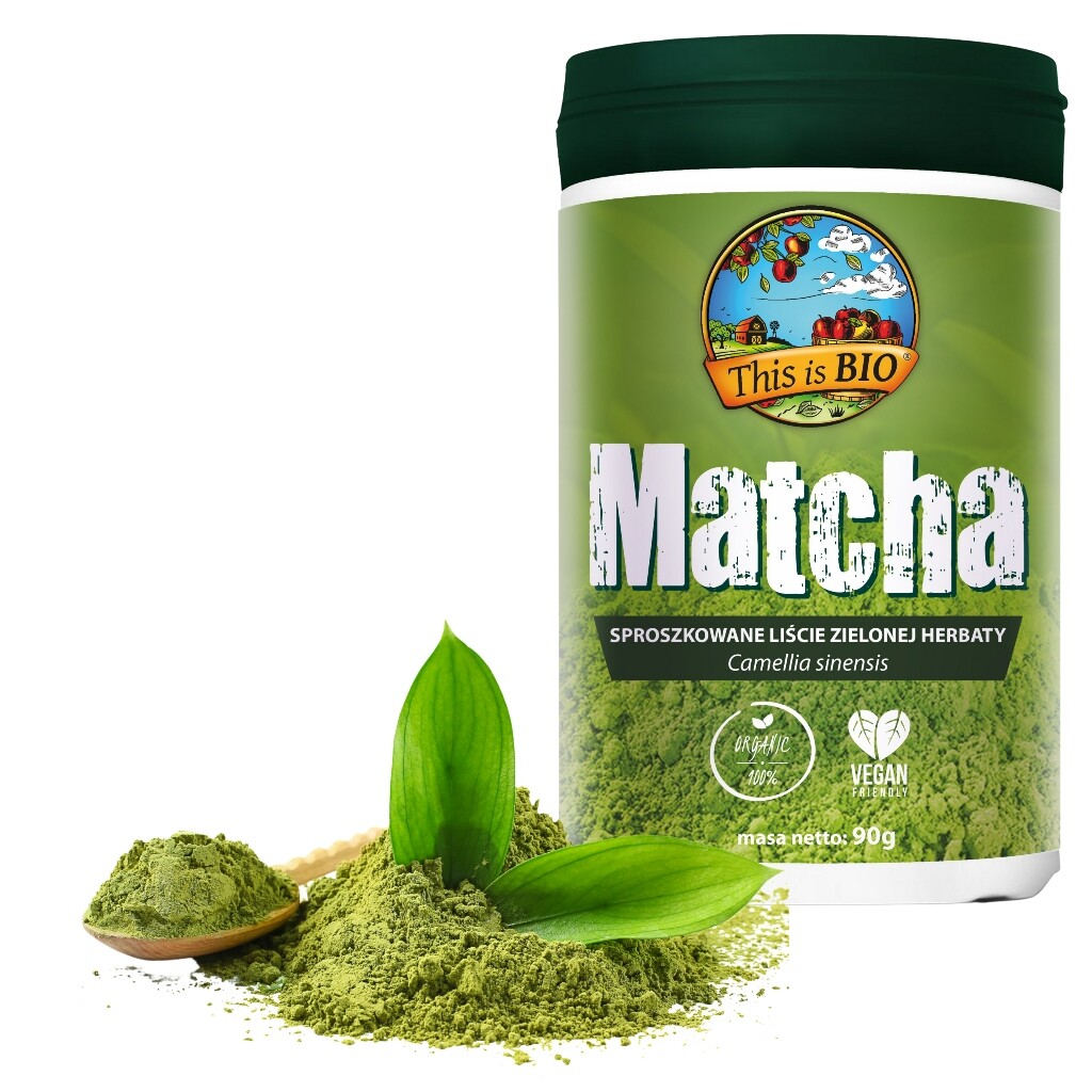 Matcha Bio prášková certifikovaná 90g Denní Zelený Čaj 1 Sbírka