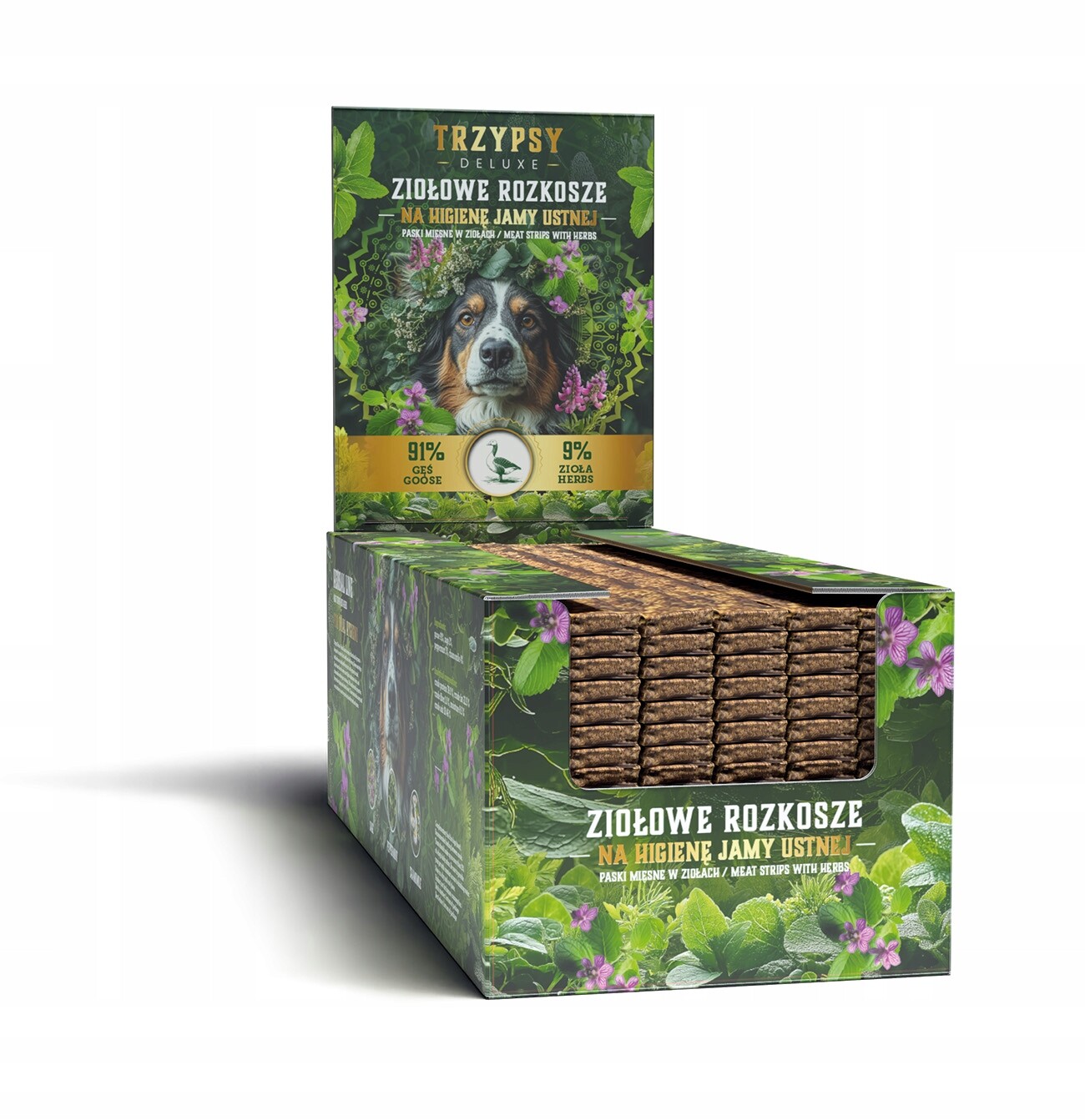 Třípsy Bylinné Rozkoše Proužky Z Husy – Pro Ústní Hygienu 1 Kg