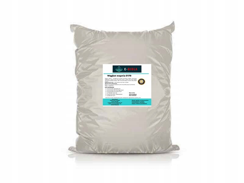 Uhličitan vápenatý E170 potravinářský cukrářský, barvivo bílé 5 kg