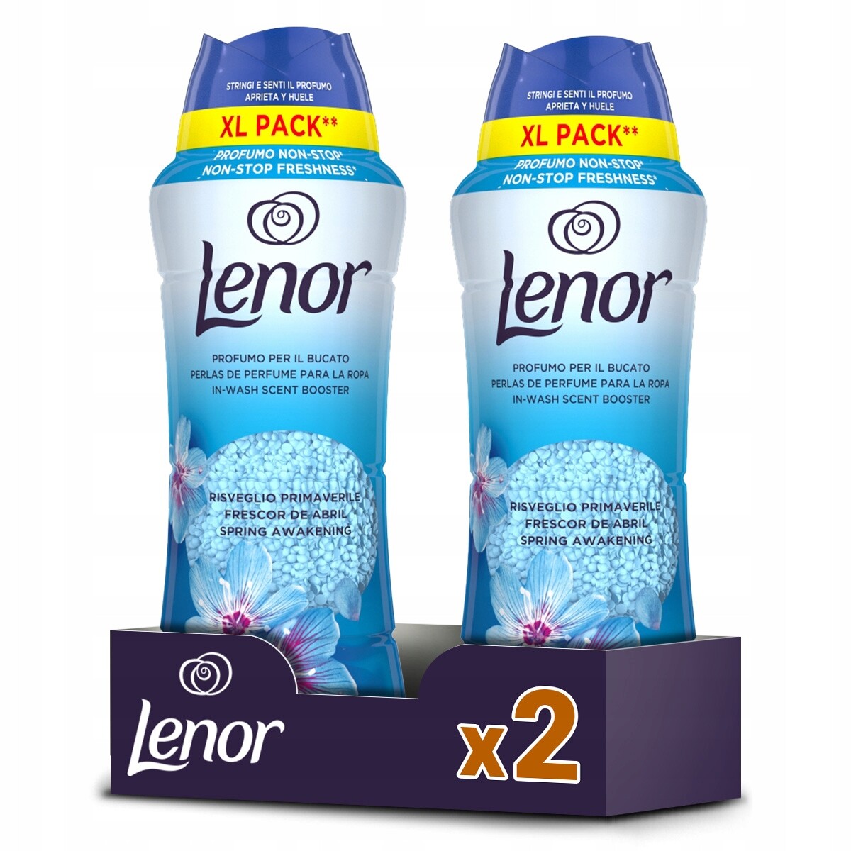 Sada Lenor vonných perliček na praní Spring Awakening 2x495 g