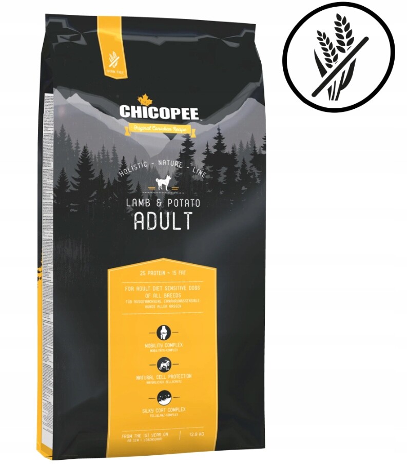 Chicopee Holistic Adult Lamb & Potato (Jehněčí) 12 kg