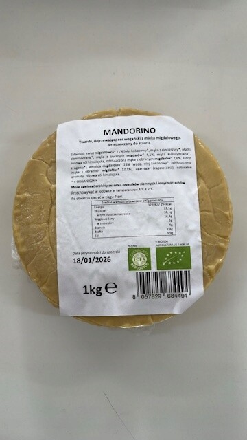 Zrající veganský sýr Mandorino 1 kg