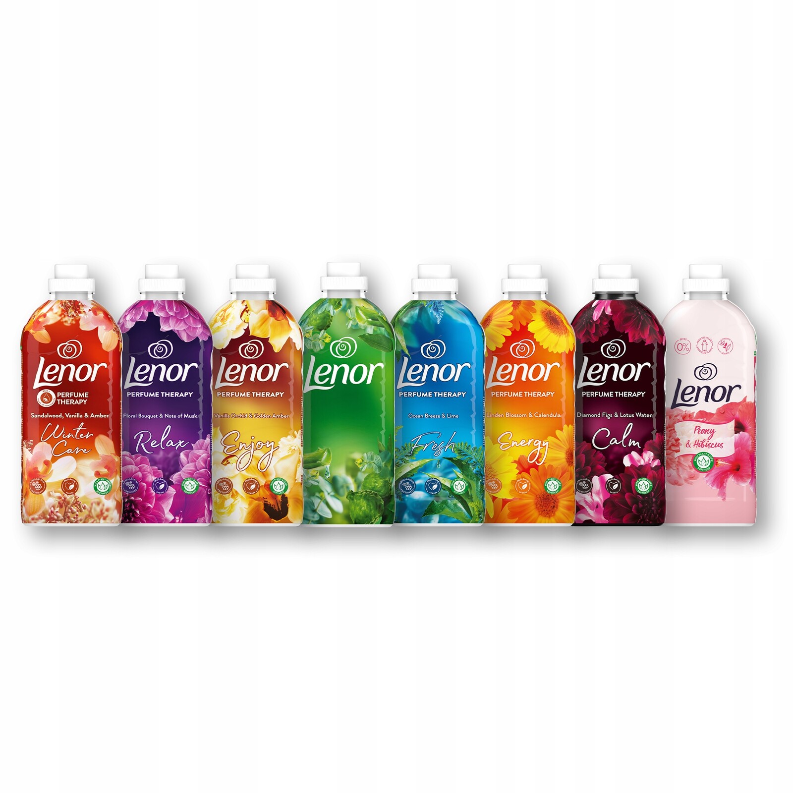 Lenor Tekutá aviváž Perfumelle MIX 384 praní 8 x 1,2 l