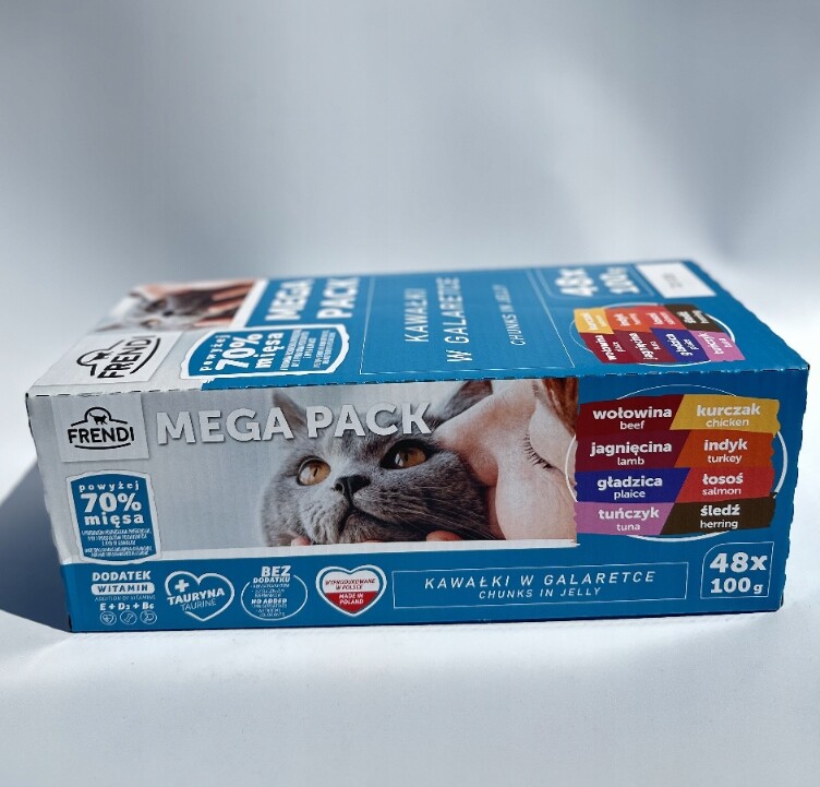 Frendi MIX Paka kapsička pro kočky mix maso-rybí příchutě 100g 2x48ks