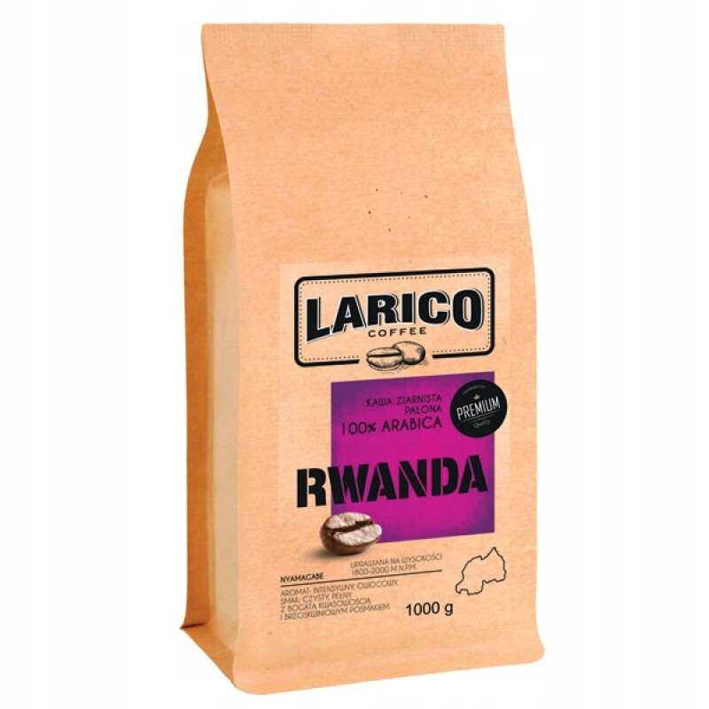 Káva Larico Rwanda Nyamagabe, zrnková, 1000 g
