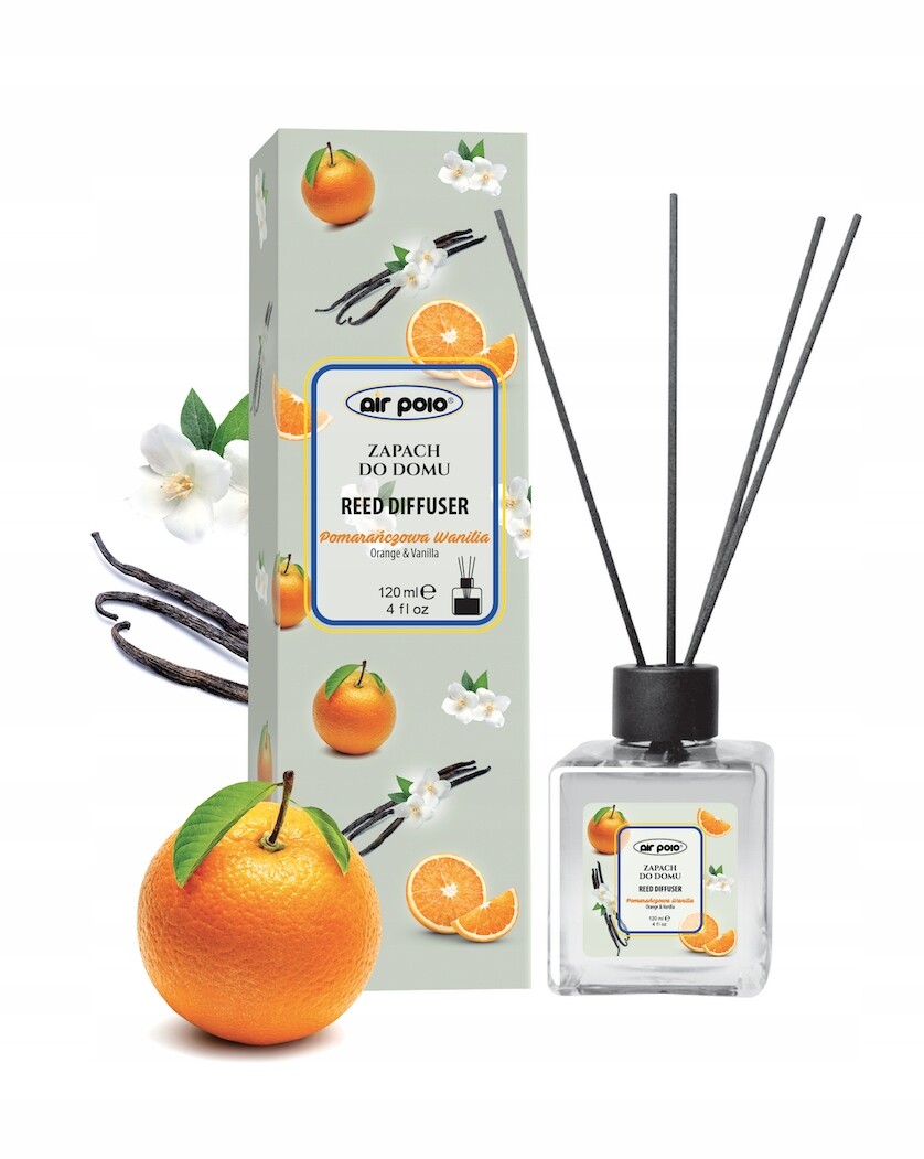 2 x vonné tyčinky Air Polo 120 ml Orange vanilka