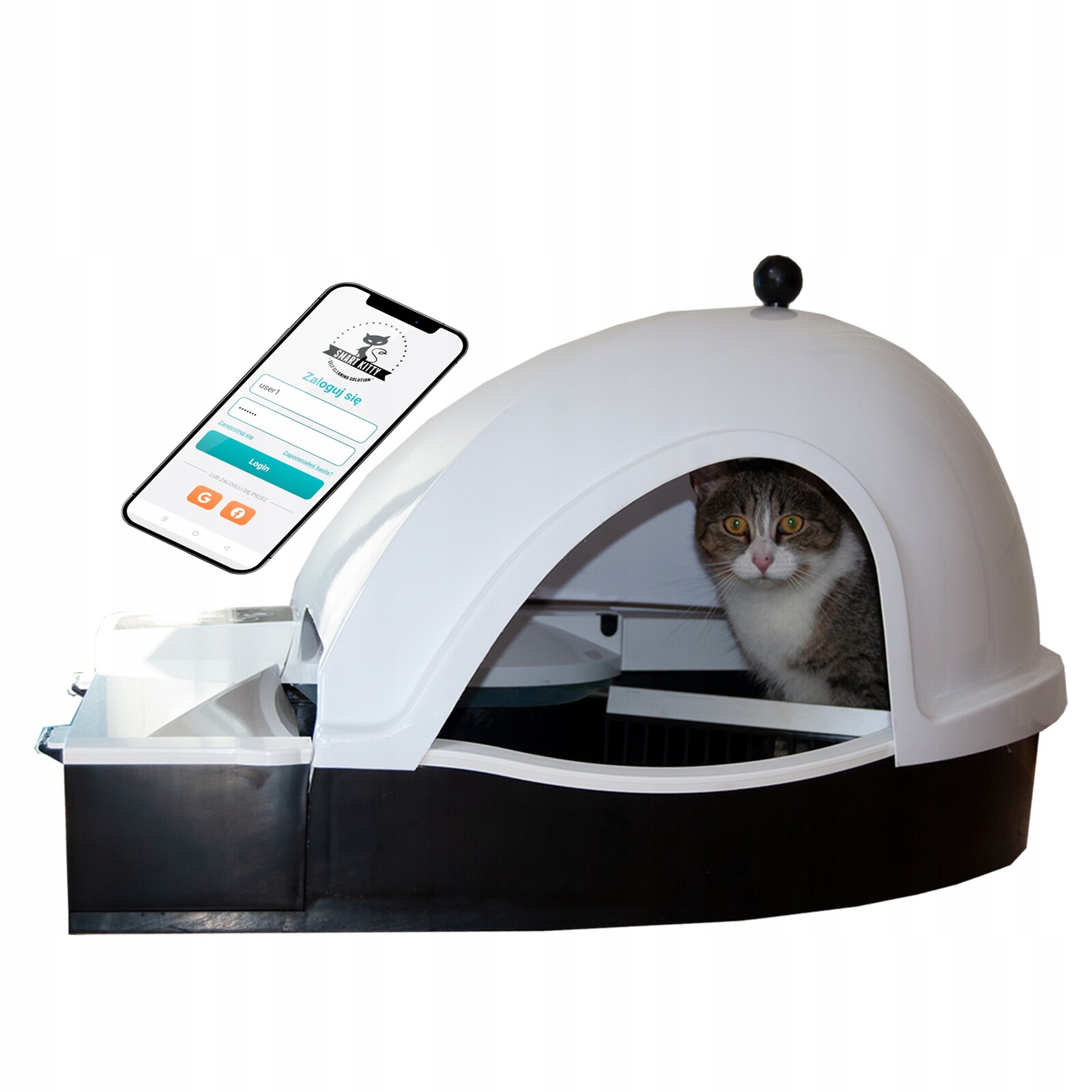 Automatická samočistící toaleta pro kočky Smart Kitty