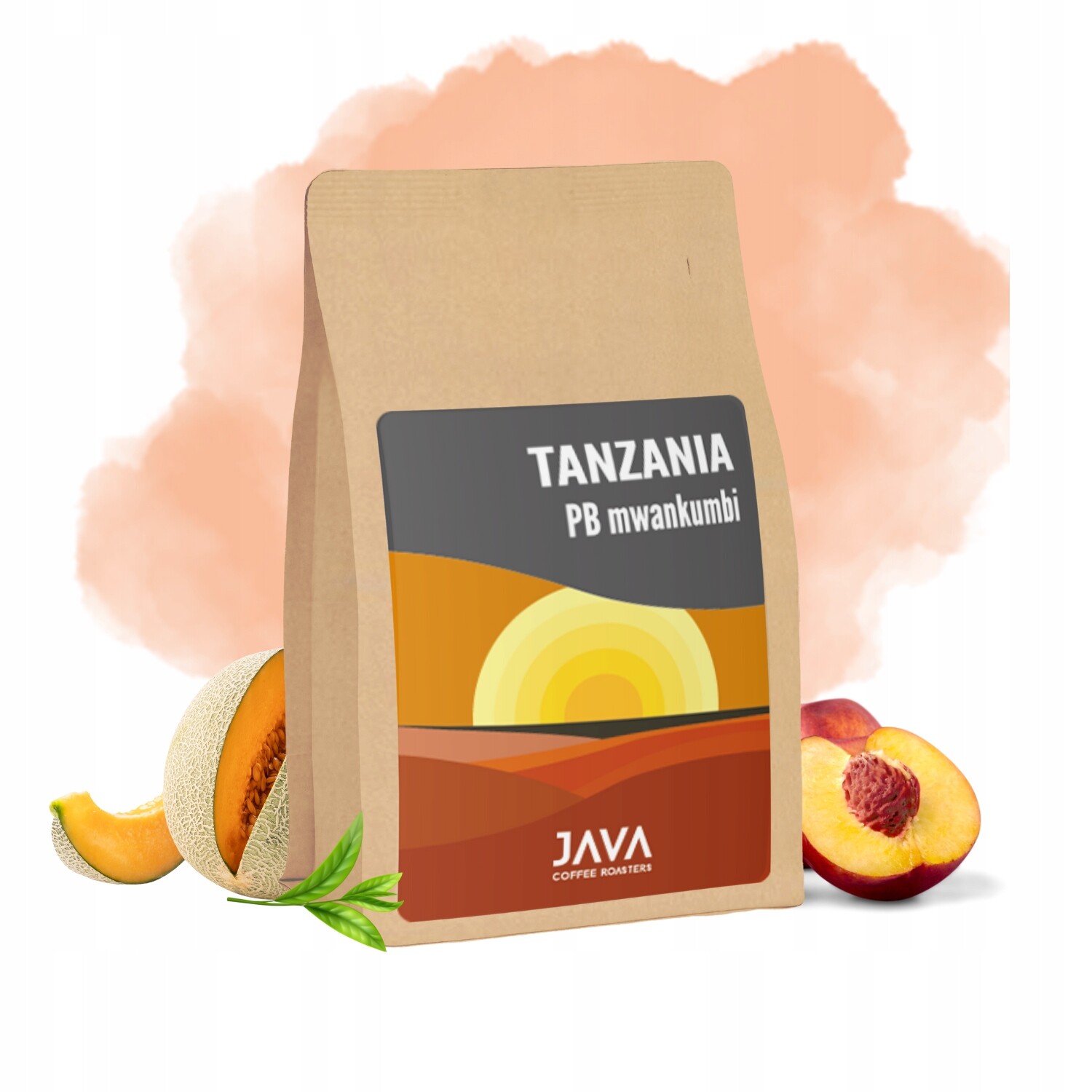 Káva zrnková Tanzania Pb Mwakumbi čerstvě pražená arabika na espresso 500 g