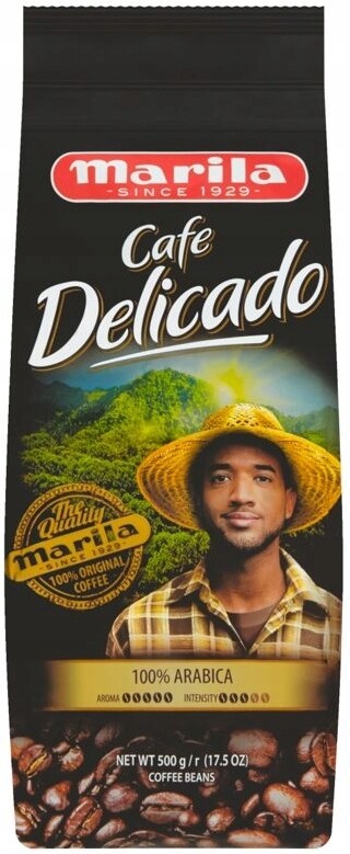 Marila Cafe Delicado pražená zrnková káva 500g
