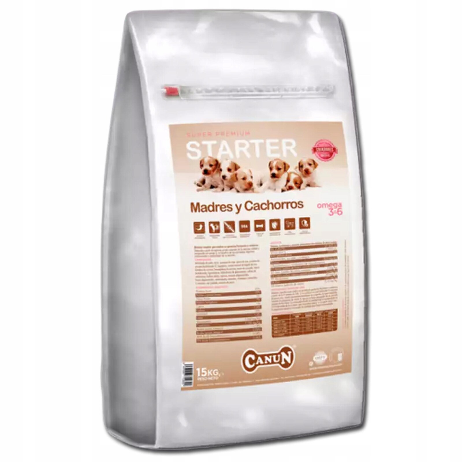 Suché Krmivo pro psy Canun Starter pro štěňata a kojící feny 15 kg