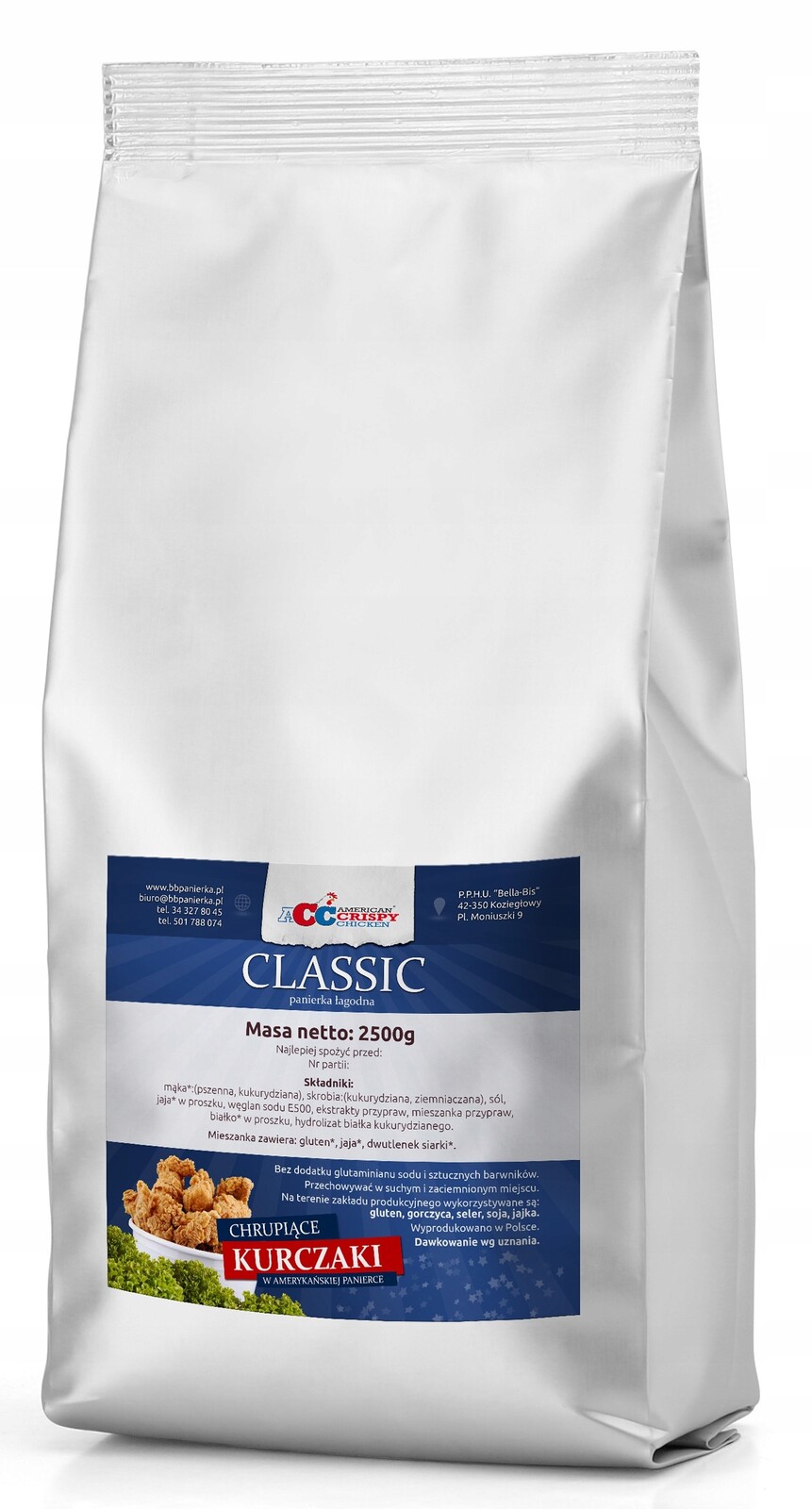 obalovací směs na kuře Classic taška 2,5 kg