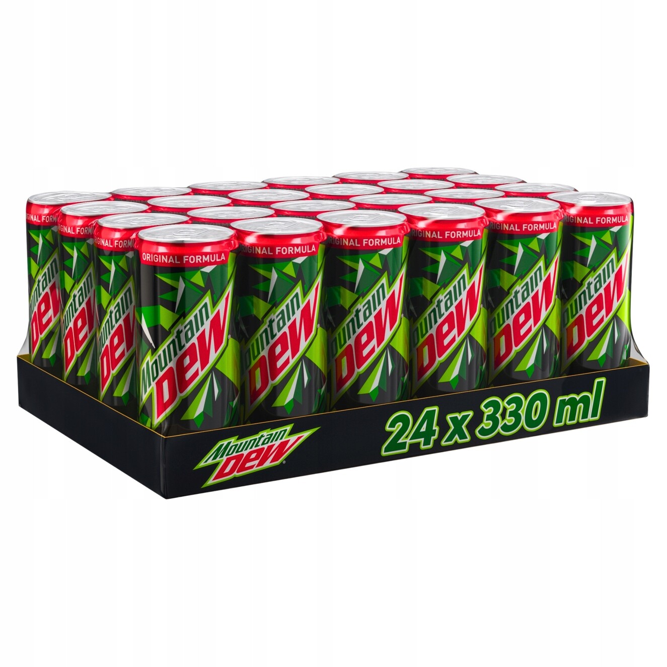 Mountain Dew sycený citrusový nápoj 330 ml x 24 kusů