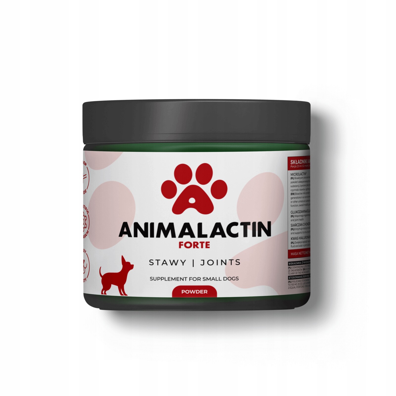Animalactin Forte pro malé psy |MicroLactin Glukosamin Zdravé klouby