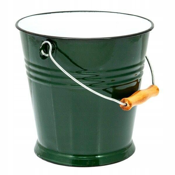 Igmar Emalia smaltovaný kbelík 26 cm 12 l zelený hospodářský