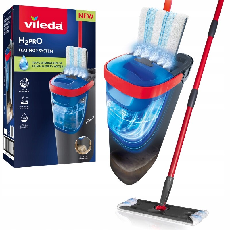 Plochý mop Vileda H2prO