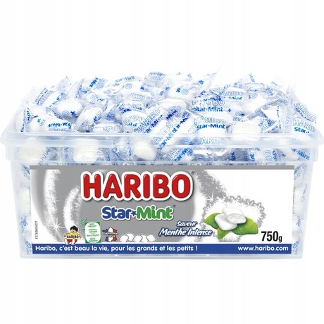 Bonbóny star mint Haribo 750 g