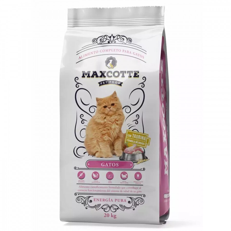 Suché Krmivo pro psy Maxcotte Gatos pro kočky 20 kg