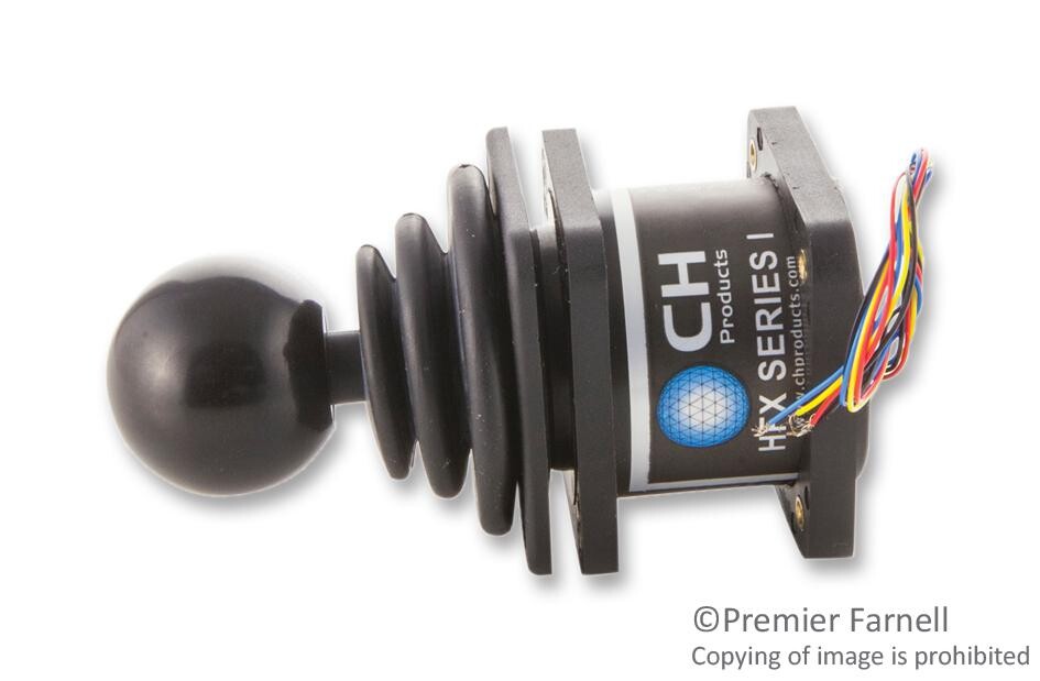 Apem Hfx10S12034 Joystick, Hall Effect, 18Deg, Lever